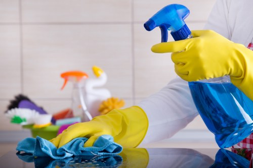 Final tidy-up and dust removal after renovation work in SW8