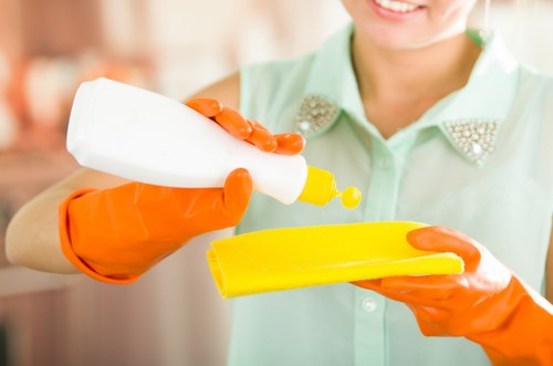 Customer records and service documentation for carpet cleaning
