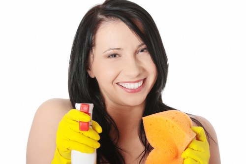 Tidying a communal bin store area in SW8 with regular property maintenance